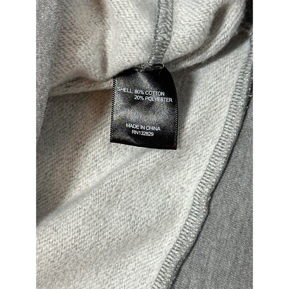 Michael Costello x Revolve Cold Shoulder Mini Dress Gray Designer Sweatshirt M - Picture 12 of 13